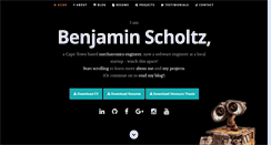 Desktop Screenshot of benjaminscholtz.com