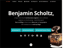 Tablet Screenshot of benjaminscholtz.com